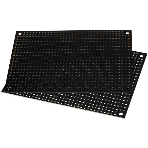 Main product image for Black Perforated Large Hole Crossover Board Pair 3 260-186